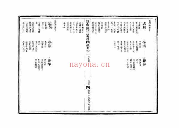 C1078_陈氏_[温岭]球山陈氏宗谱_四.pdf[地方藏谱] - 家谱
