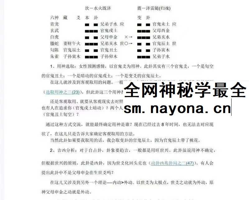 《老陈说易卦例求真》112页