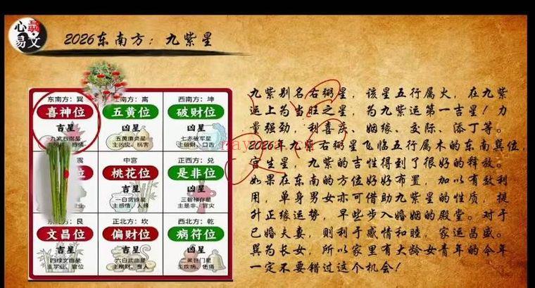 心骉老师《2026年生肖解析+居家环境布局》视频课共两集