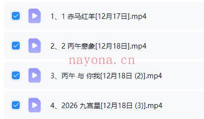 林炳坤《2026年运详解》视频4集