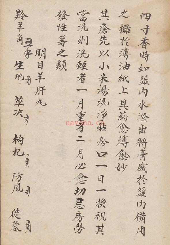 中医方书《邵氏杂选配本》50页 中医 第5张