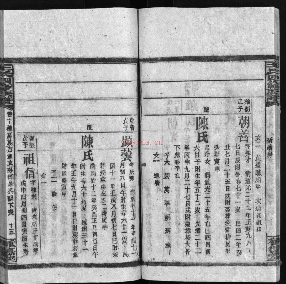 王氏四修族谱(犹他州藏湖南省图书馆藏本)共75册