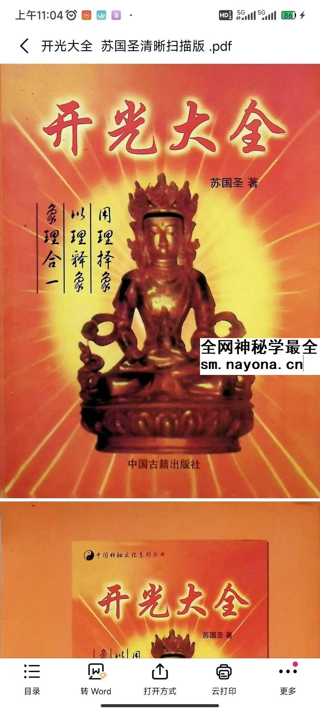 苏国圣《开光大全》274页