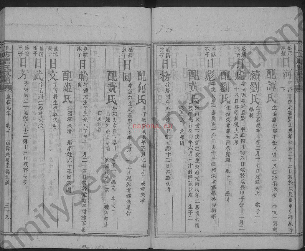 上方唐氏族谱（犹他州藏湖南省图书馆藏本）共19册