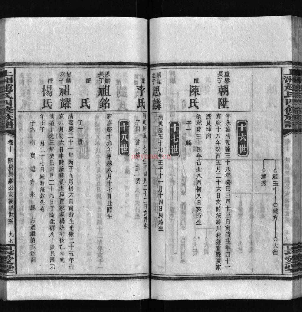上湘赵氏四修族谱(犹他州藏湖南省图书馆藏本)共91册
