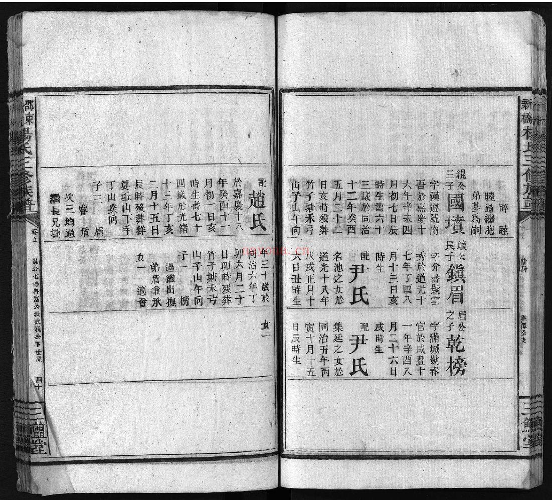 新桥杨氏三修族谱（犹他州藏湖南省图书馆藏本）共27册