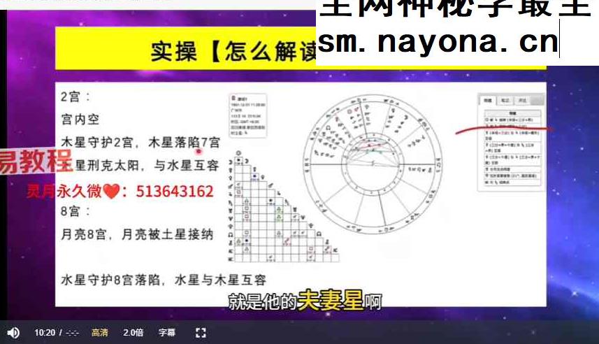 灵月职业占星师30天超车营 0基础到职业 视频36集