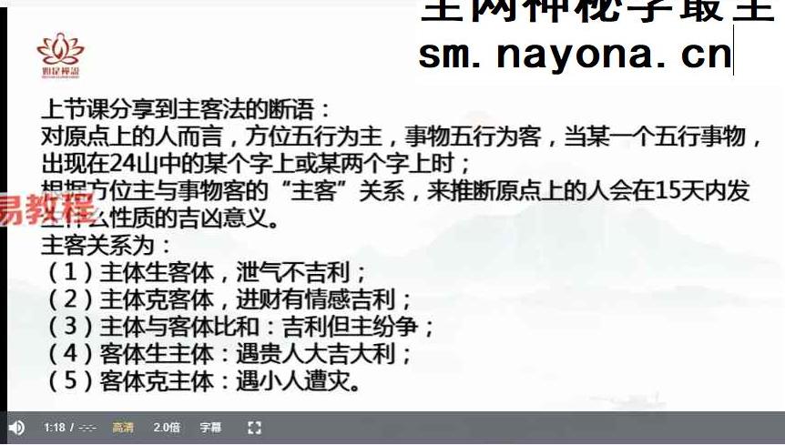 彭洛谦 风水布局法 22集视频