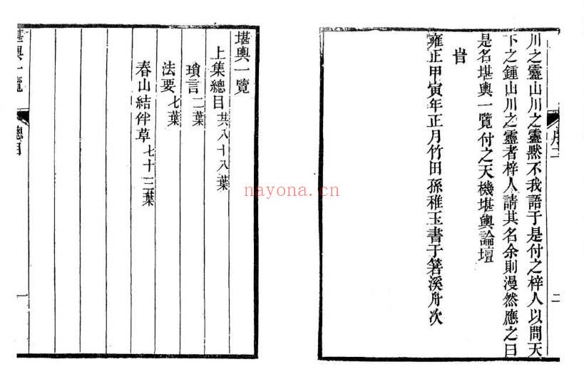 孙竹田 太平山人《堪舆一览》全四卷 古本193双页.PDF电子版