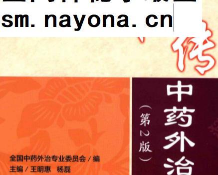 王明惠杨磊主编秘传中药外治特效方第2版电子书pdf
