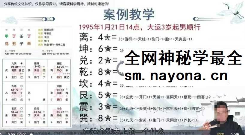 至阳 奇门遁甲密训15集