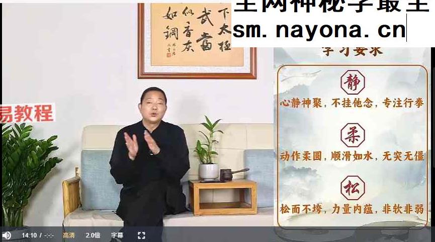 【武当秘传】42天扶正固本_养生太极炼气营 视频+课件