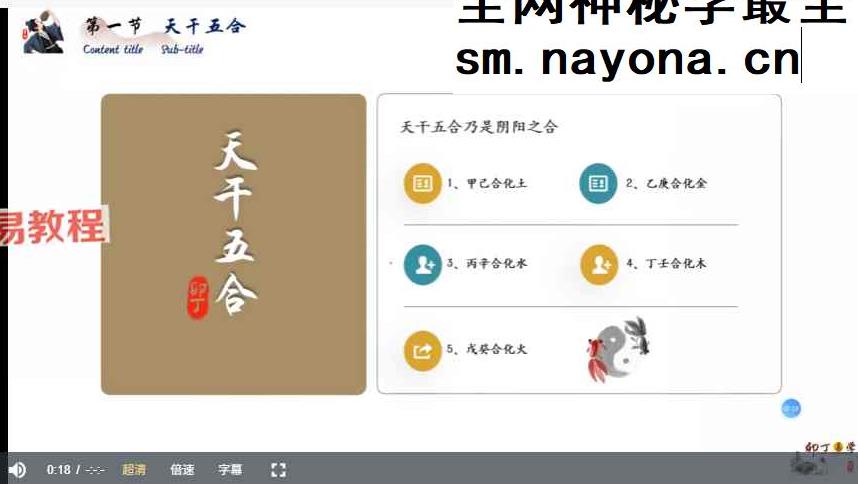 卯丁盲派基础精讲课20集视频