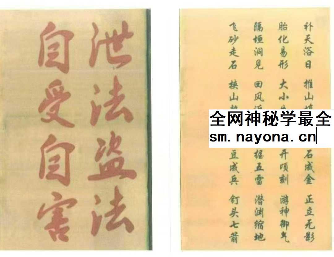 《天罡三十六秘法》全本87页