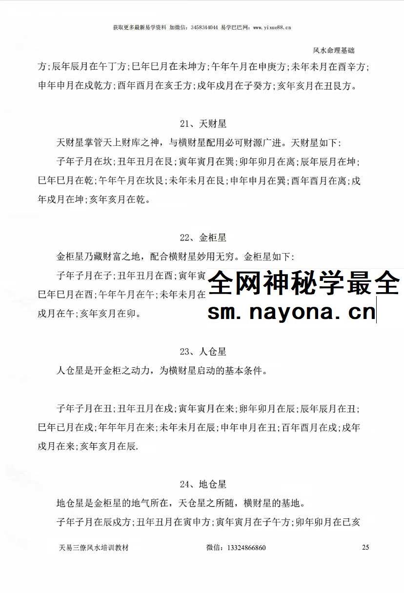张峻铭 天易三僚风水培训教材《风水命理基础(起六柱)》39页+《地理峦头工夫》62页