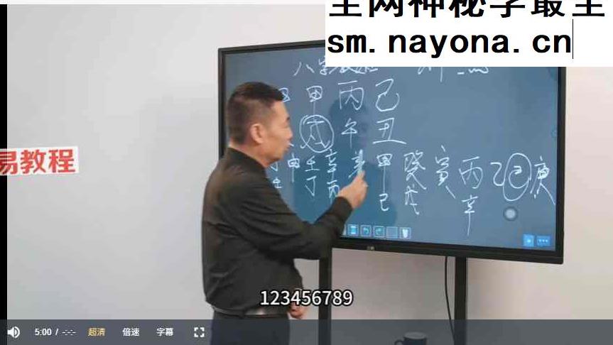 罗云广缘《命理课实战（高级）》13集视频