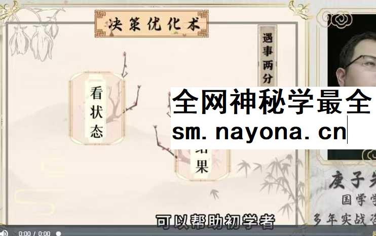 庚子先生《2小时成为预测高手—小六壬速成宝典》视频20集