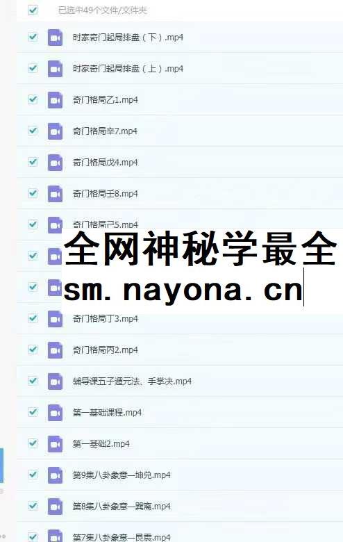 罗江普 时家奇门49集视频