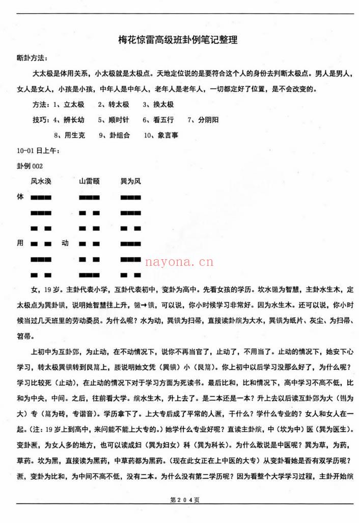 张永杰 顶级实战《梅花实战惊雷》438页.PDF电子版