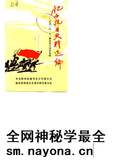 1987版肥西抗日史料选编  纪念“七·七”事变五十周年专辑.pdf电子版_安徽省志插图