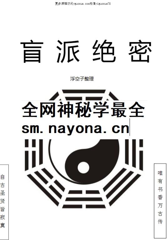 250747 浮空子-盲派绝密341 pdf插图 250747 浮空子-盲派绝密341 pdf插图