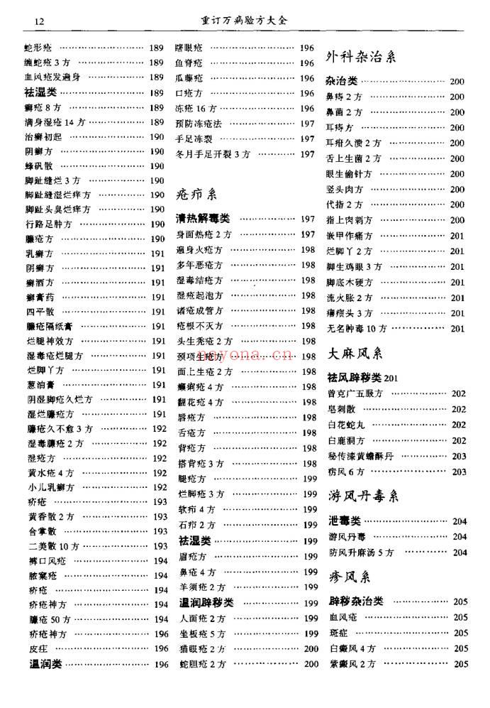 陆清洁《重订万病验方大全》573页.PDF电子版