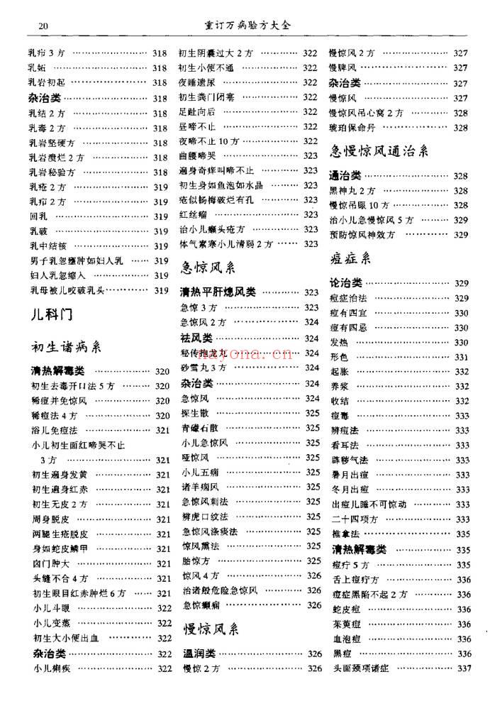 陆清洁《重订万病验方大全》573页.PDF电子版
