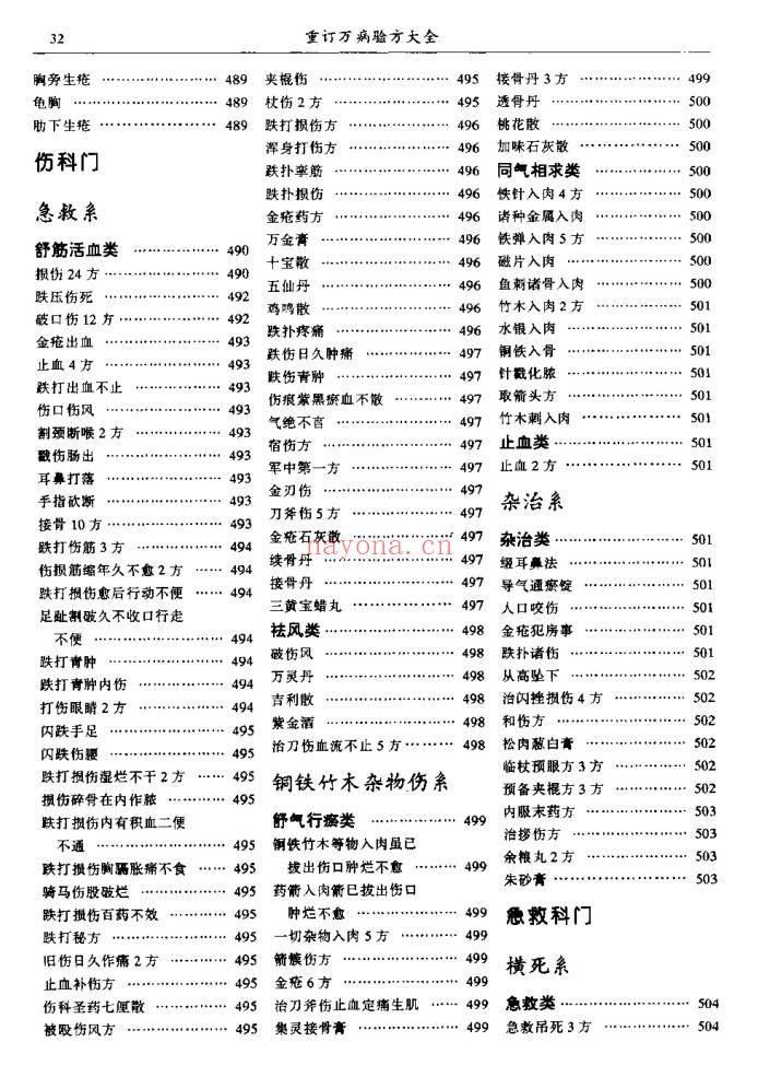 陆清洁《重订万病验方大全》573页.PDF电子版