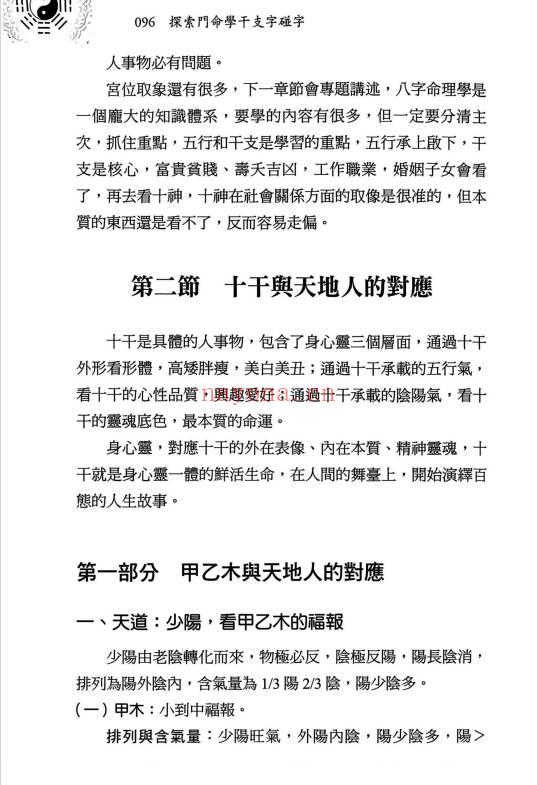 王庆新书《探索门命学干支字碰字》544页.PDF电子版