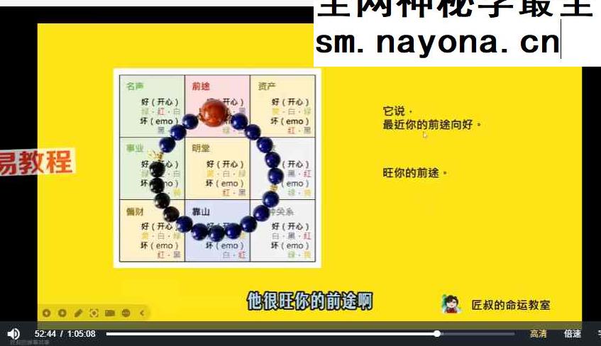 匠叔60min解锁水晶引流秘籍——测一测你的水晶心情如何 视频一集