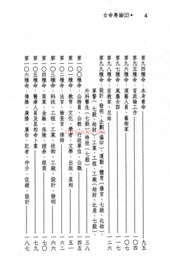蓝傅盛《女命专论：女命八字150种》上册+下册.PDF电子版