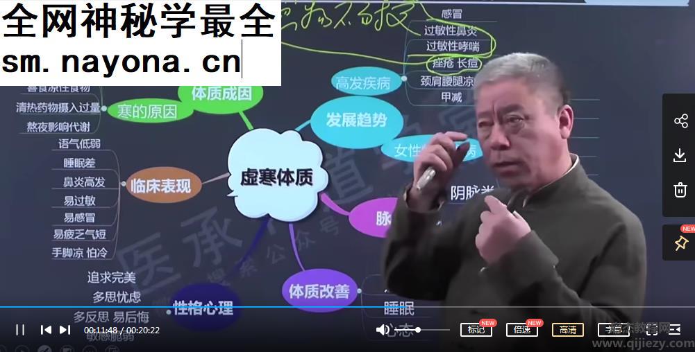 张玉林古脉法24天实战营零基础学脉诊入门视频课程24集