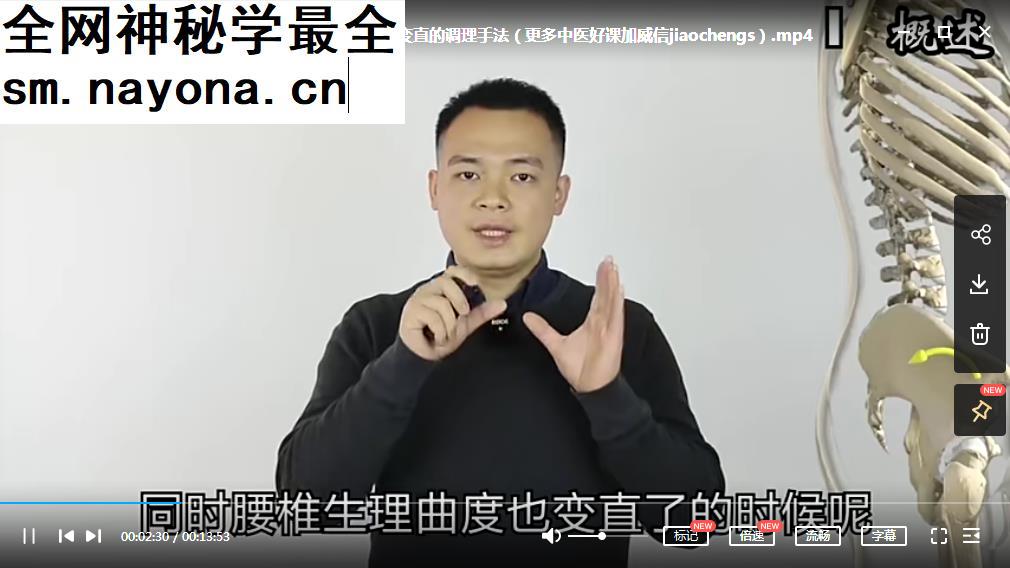 罗飞行徒手产后康复手法骨盆闭合不全骨盆前倾修复手法视频课程25集