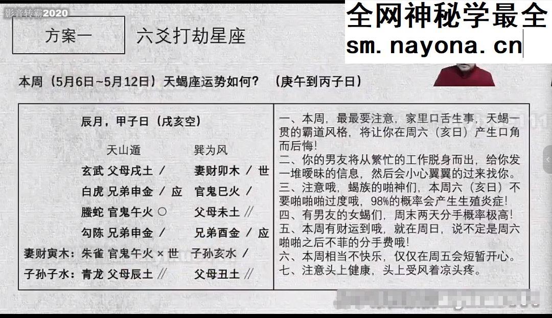 散人六爻大占班视频课
