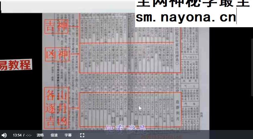杨公风水培训《择日入门到精通》视频8集