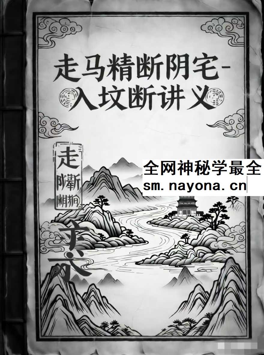 郝建民《走马精断阴宅-入坟断讲义》80页