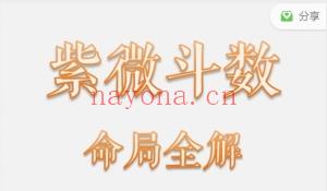 彭心融 紫微斗数命局全解 全151讲视频分享给你