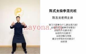 陈吉龙老师讲精太极桩功 全7讲视频课分享给你
