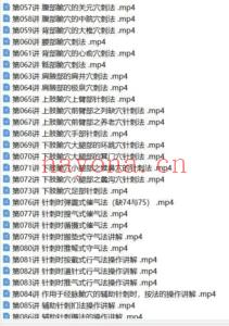 学针灸必须珍藏的一套课：针灸针刺技巧大全 116节 超清视频 全程干货