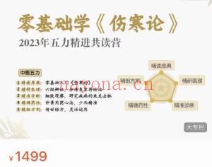 中医五力 ​零基础学《伤寒论》百度网盘分享