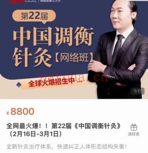张文勇中国调衡针灸调衡微针全息调衡课程百度网盘分享