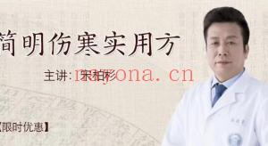 宋柏杉-简明伤寒实用价值方课程分享给你