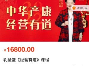 乳圣堂 儿推有道  经营有道课程分享