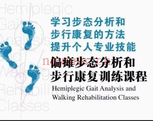 学习步态分析和步行康复的方法 提升个人专业技能 偏瘫步态分析和步行康复训练课程8集