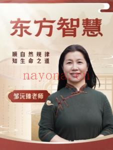 邹沅臻 东方健康智慧 全53讲(22视频+31录音)1.4