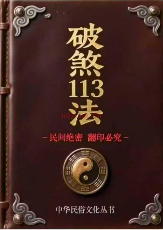 《破煞全解113法》74页.PDF电子版