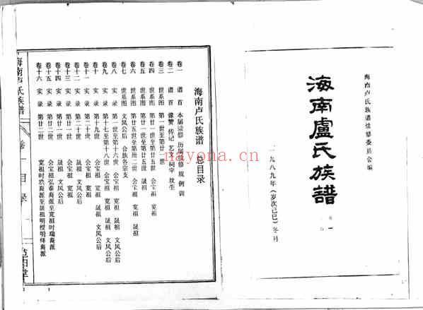 C0989_海南卢氏族谱_一.pdf[地方藏谱] - A更新