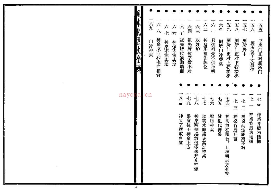 《秘传风水凶煞制化大全》44页双页版 堪舆阳宅 第4张-古籍汇典 《秘传风水凶煞制化大全》44页双页版 堪舆阳宅 第4张