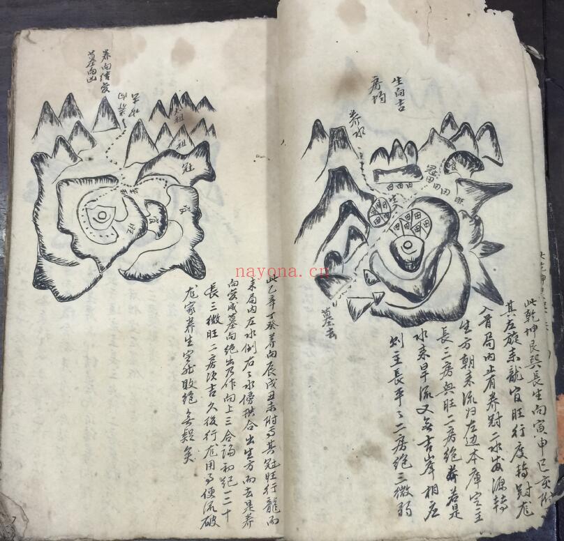 风水古籍《地理万象论》40页双页版 国学古籍 第3张