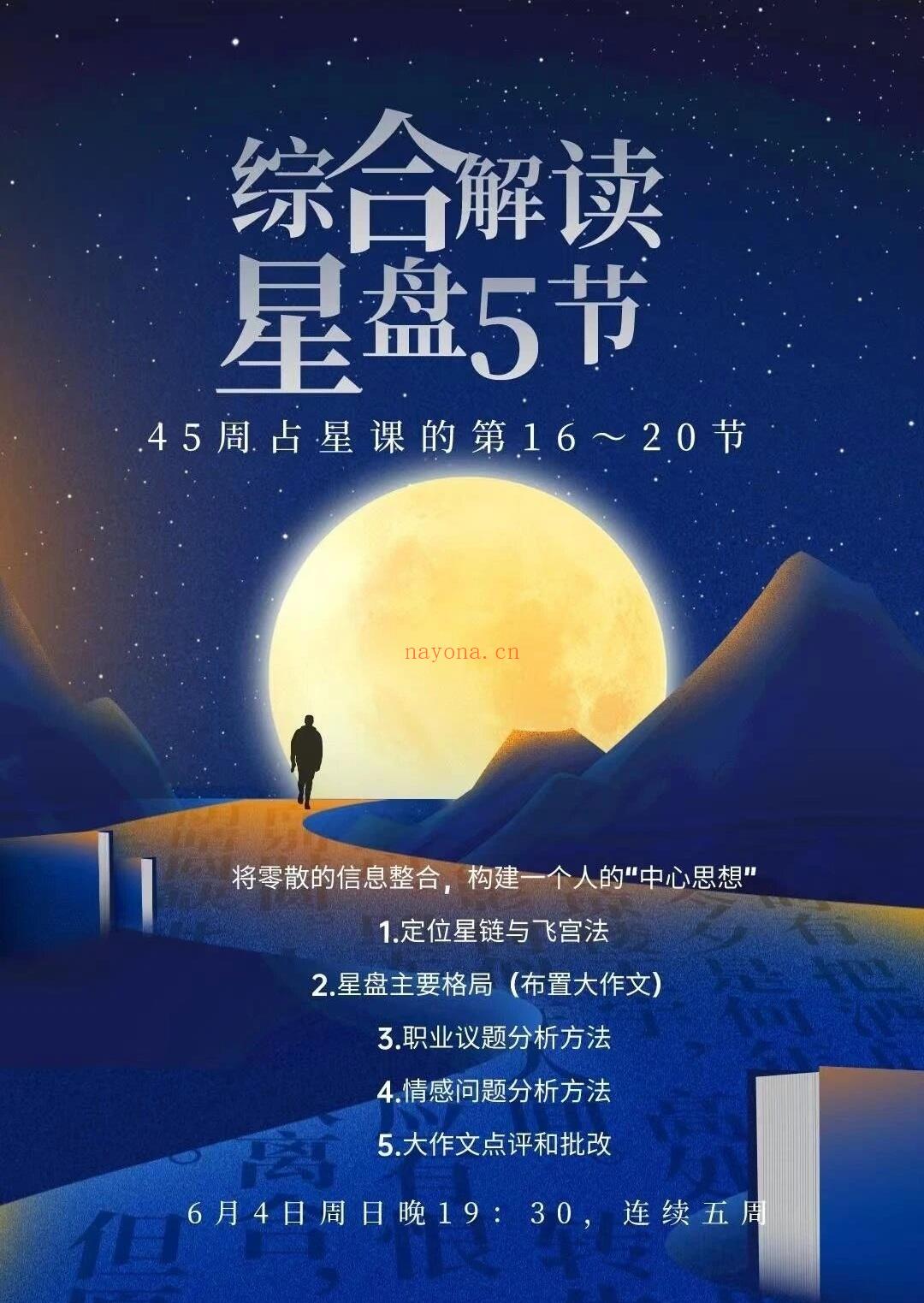 10秒钟抓出星盘的“故事线”这5节课就够了